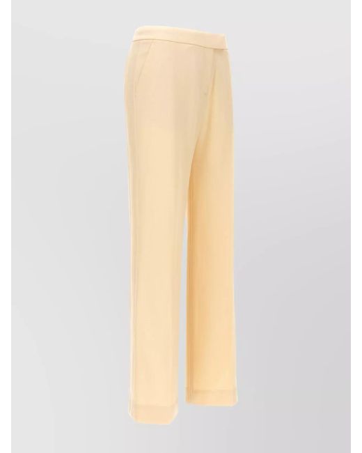 Zimmermann Natural Wide-Leg Trousers