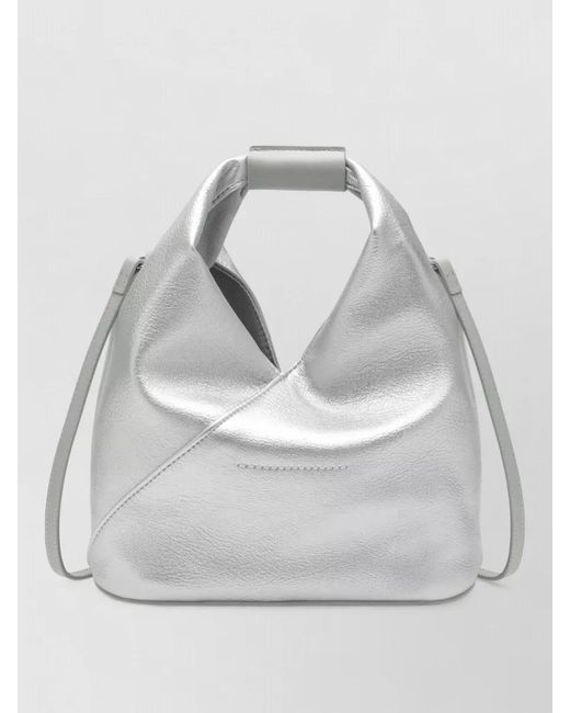 MM6 by Maison Margiela Gray Japanese Small Crossbody Bag