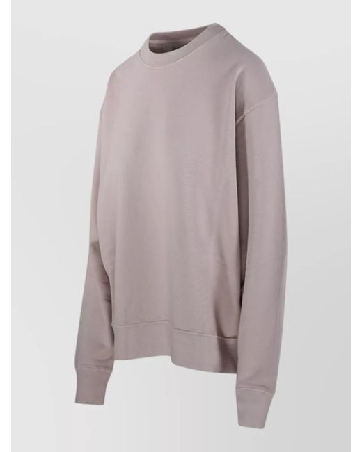 Golden Goose Deluxe Brand Gray Logo Patch Crew Neck Sweatshirt Top