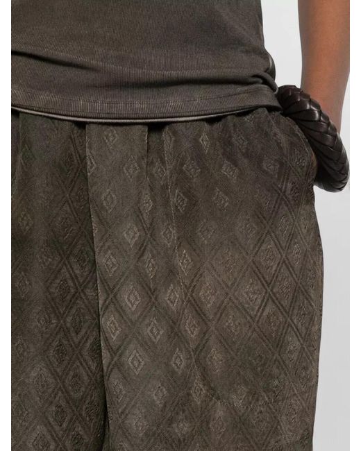 Uma Wang Gray Palmer Trousers Relaxed Fit Ankle Length