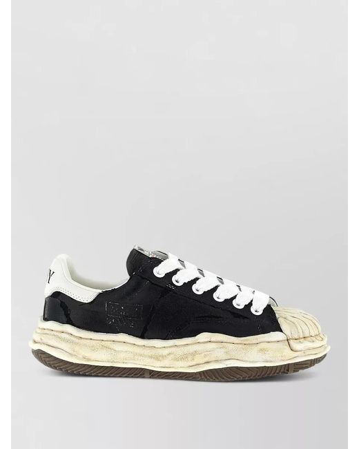 Maison Mihara Yasuhiro Metallic Cotton Canvas Low-Top Sneakers for men