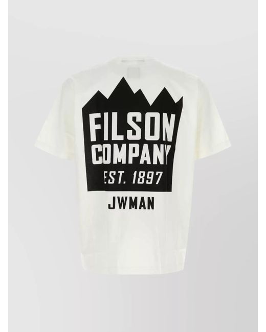 Junya Watanabe White Cotton T-Shirt for men