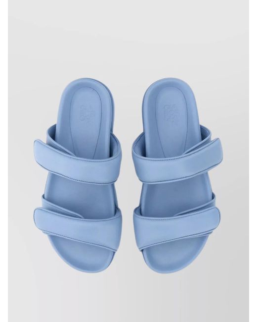 Gia Borghini Blue Leather Sandals