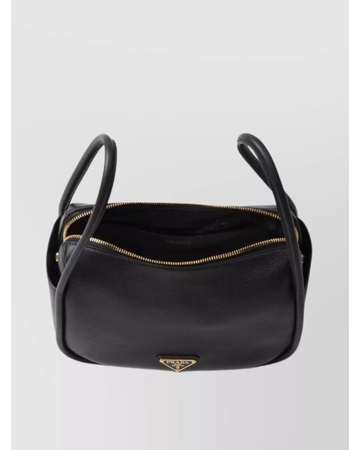 Prada Blue Darling Leather Clutch Bag