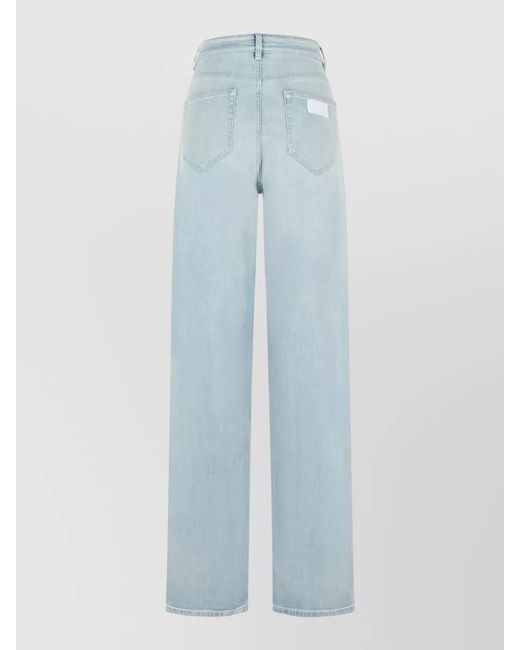 MM6 by Maison Margiela Blue Denim Straight-Leg Jeans for men