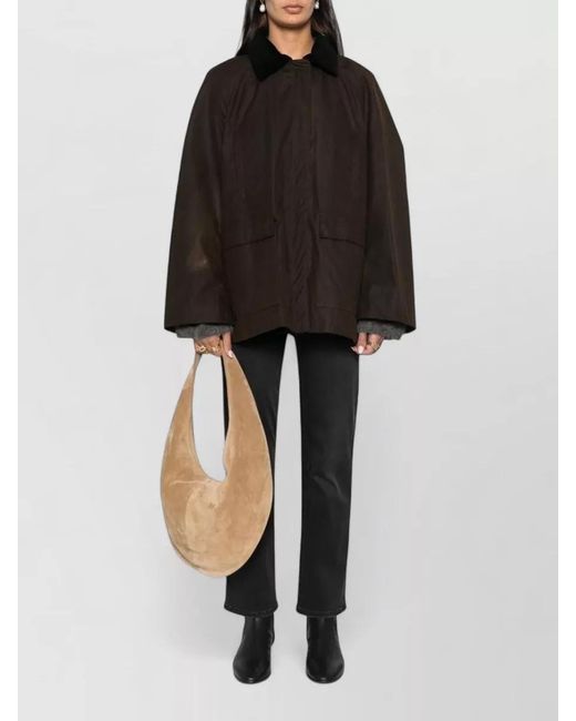 Totême Black Cotton Canvas Country Jacket