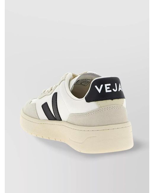 Veja Metallic Leather Low-Top Sneakers for men
