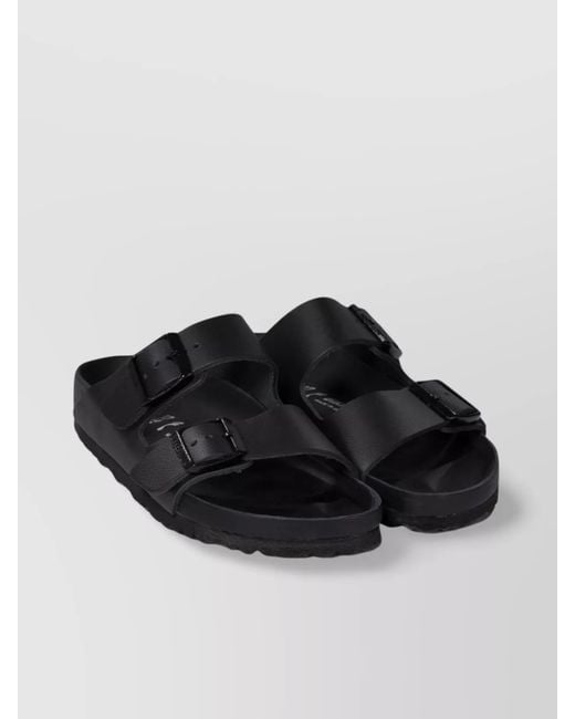 Birkenstock Black Leather Arizona Sandals