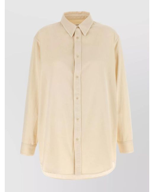 Lemaire Natural Relaxed-Fit Cotton Shirt