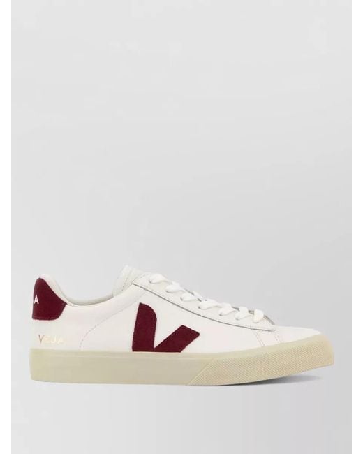 Veja Multicolor Campo Leather Lace Up Sneakers Rubber Sole