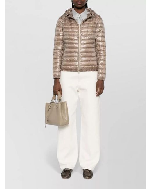 Herno Natural Nylon Short Down Jacket