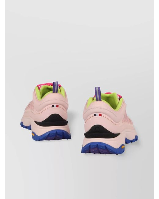Moncler Pink Trailgrip Lite Low-Top Sneakers