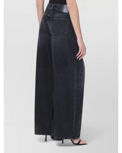 Haikure Blue Denim Wide-Leg Jeans