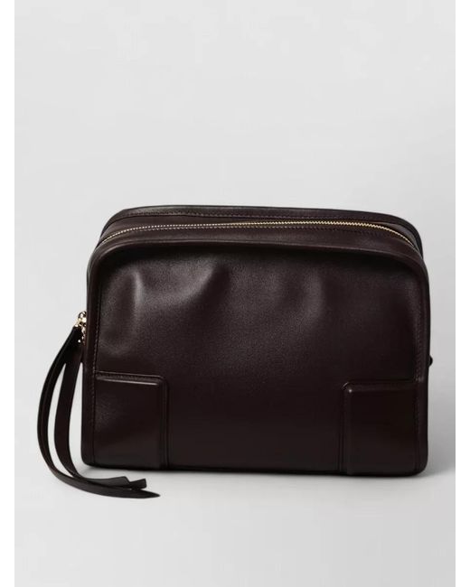 Loewe Black Amazona Small Calfskin Leather Tote Bag