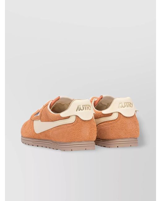 Autry Pink Windspin Low-Top Sneakers for men