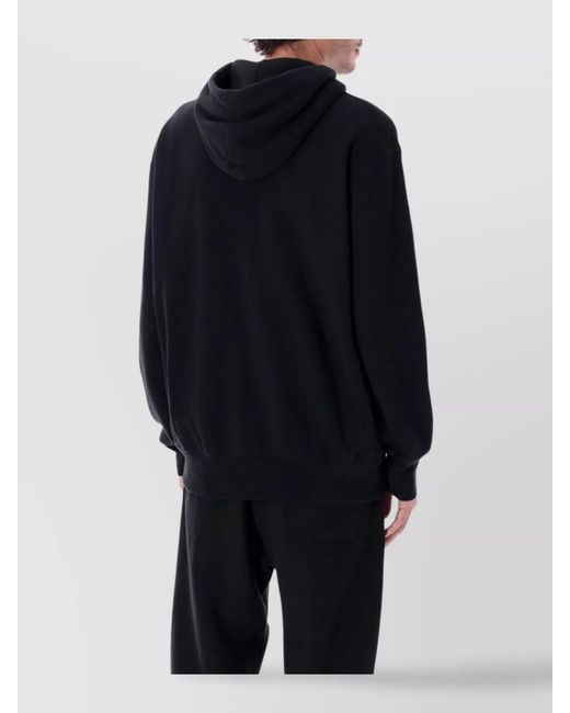 Champion Blue Cotton-Blend Oversized Zip-Up Hoodie for men
