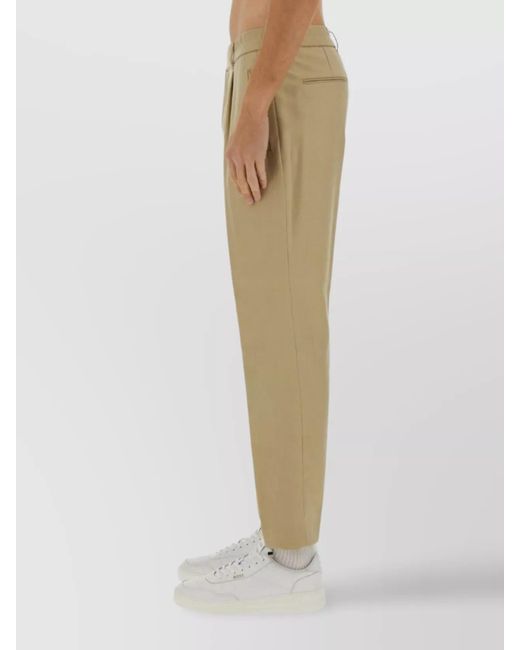 Boss Natural Lyocell Tapered Trousers for men