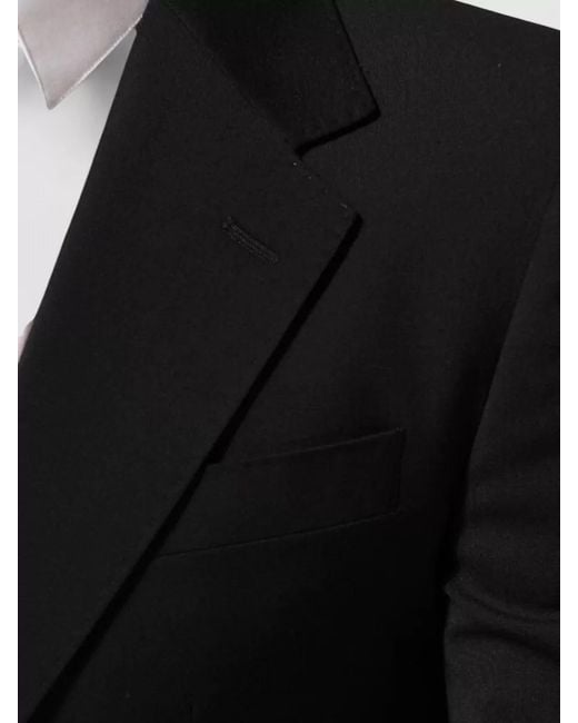 Dolce & Gabbana Black Staff Two Buttons Suit Jacket Blazer for men