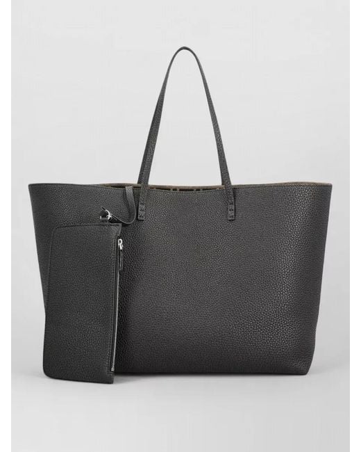 Fendi Black Medium Tote Bag Dual Handles Everyday