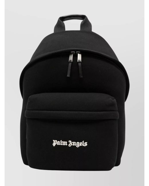 Palm Angels Black Logo Backpack for men