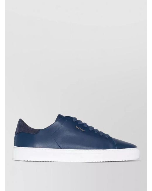 Axel Arigato Blue Leather Low-Top Sneakers