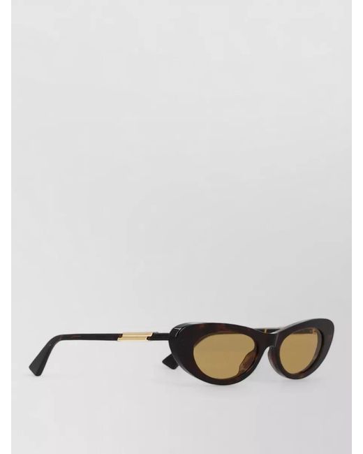 Bottega Veneta Gray Cat-Eye Sunglasses