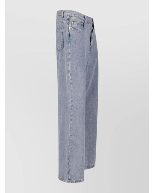 A.P.C. Blue Straight-Leg Denim Jeans for men