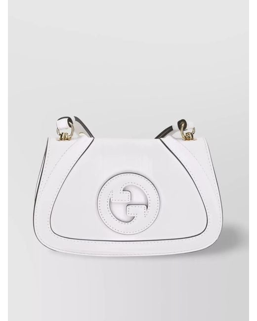 Gucci Natural Blondie Small Leather Shoulder Bag