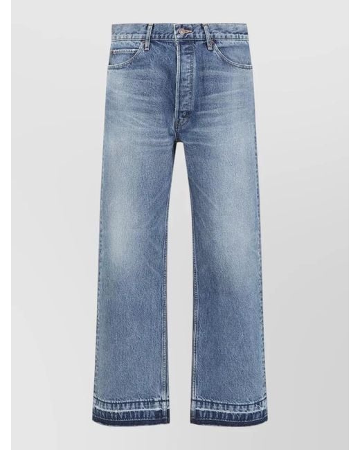 Céline Blue Wesley Jeans Faded Wash Belt Loops for men
