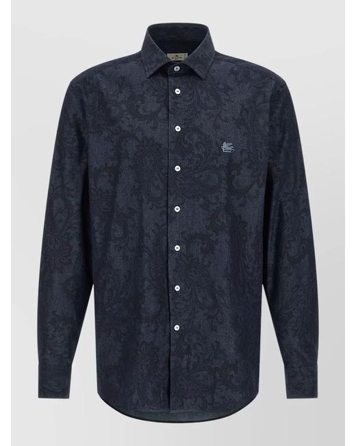 Etro Blue Shirt for men