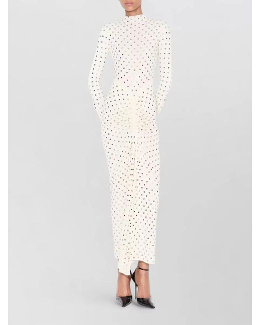 Alaïa White Alaã¯A Neutrals Dresses