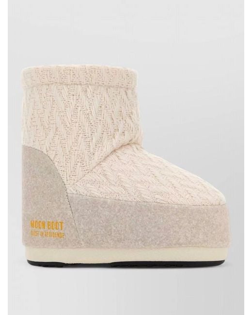 Moon Boot Natural Fabric Ankle Boots Guest