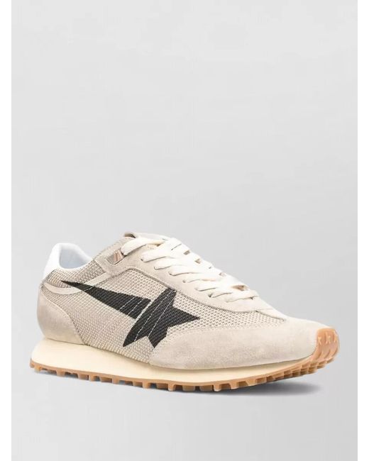 Golden Goose Deluxe Brand Natural Mesh And Suede Low-Top Sneakers for men