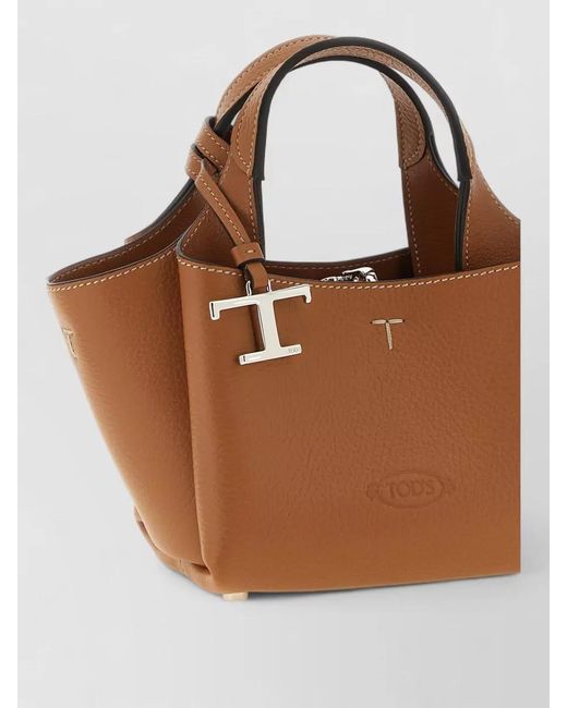 Tod's Brown Micro Leather Mini Bag