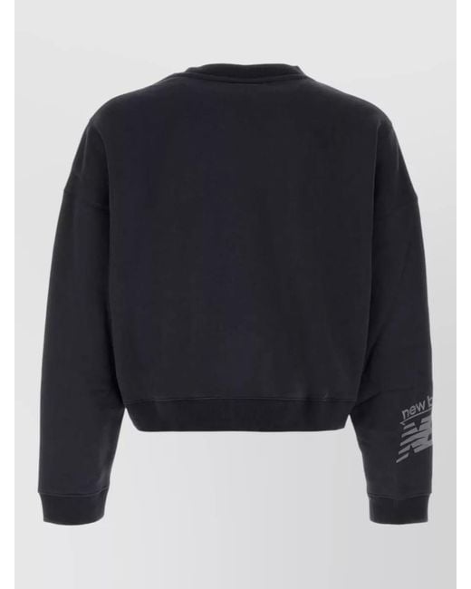 New Balance Blue Oversized Sweatshirt for men