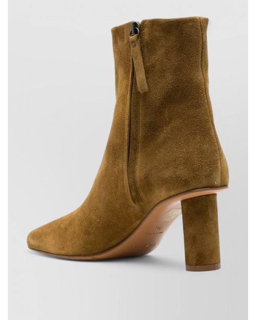 Forte_forte Brown Suede Leather Ankle Boots
