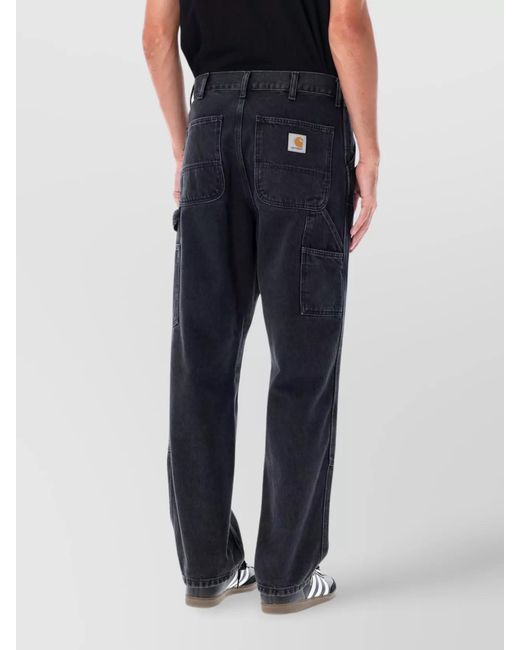 Carhartt Black Double Knee Pant Straight Leg for men