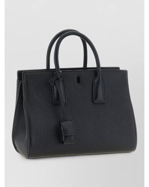 Saint Laurent Black Sac De Jour Small Tote Bag