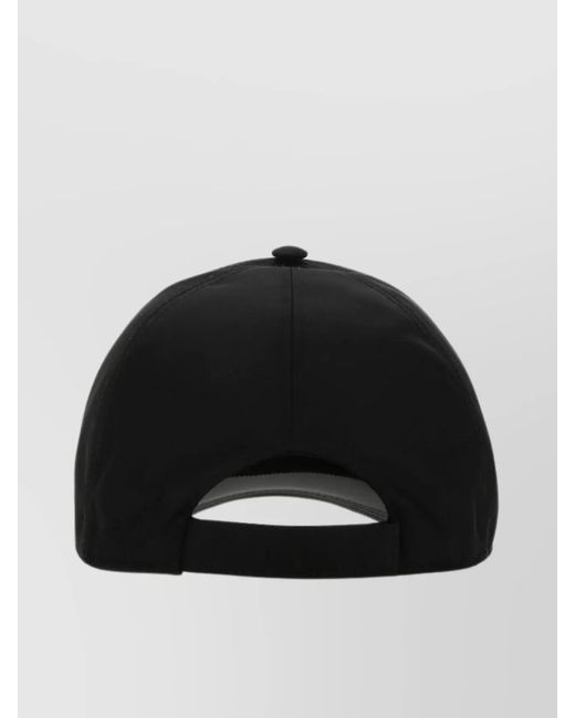Prada Black Recycled Nylon Baseball Cap for men