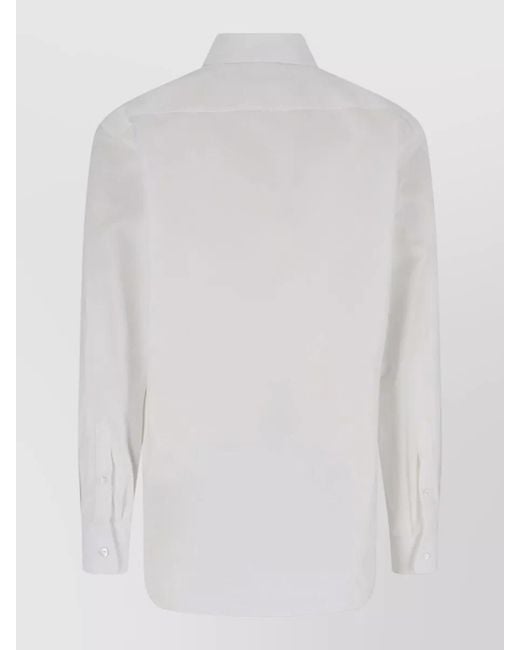 Maison Margiela White Cotton Shirt for men
