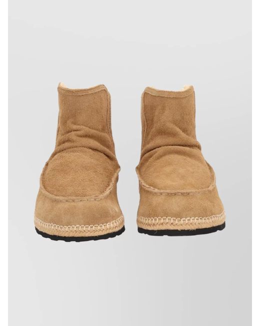 DIESEL Natural Leather Boots for men