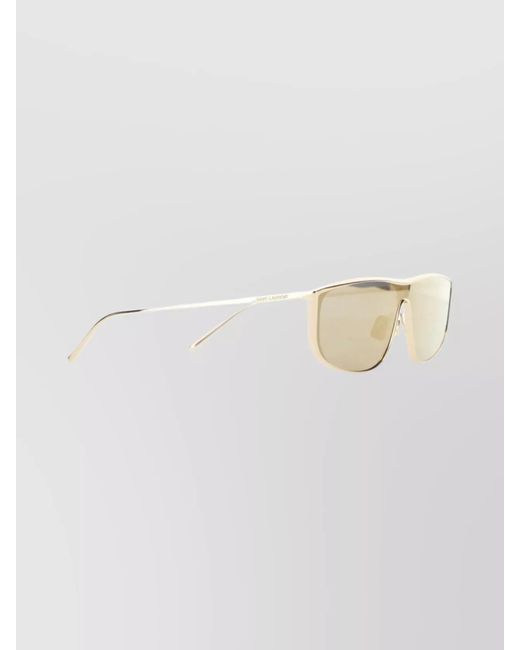 Saint Laurent White Metal Sunglasses