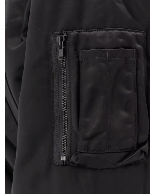 Y-3 Black Recycled Nylon Bomber Jacket