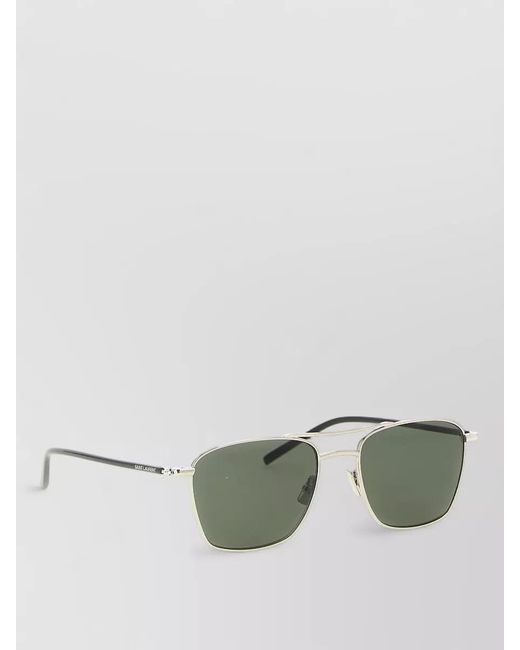 Saint Laurent Green Sl 866 Metal Frame Uv Sunglasses for men