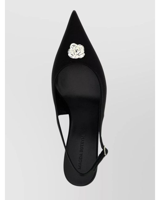 Magda Butrym Multicolor Silk Slingback Pumps