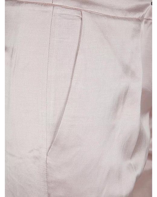 ANDAMANE Multicolor Straight-Leg Tailored Trousers