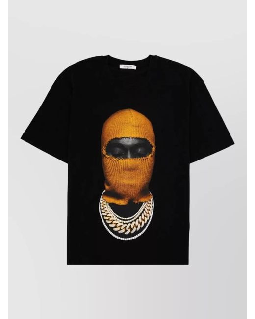 Ih Nom Uh Nit Black Crew Neck Graphic Print Short Sleeve T-Shirt for men