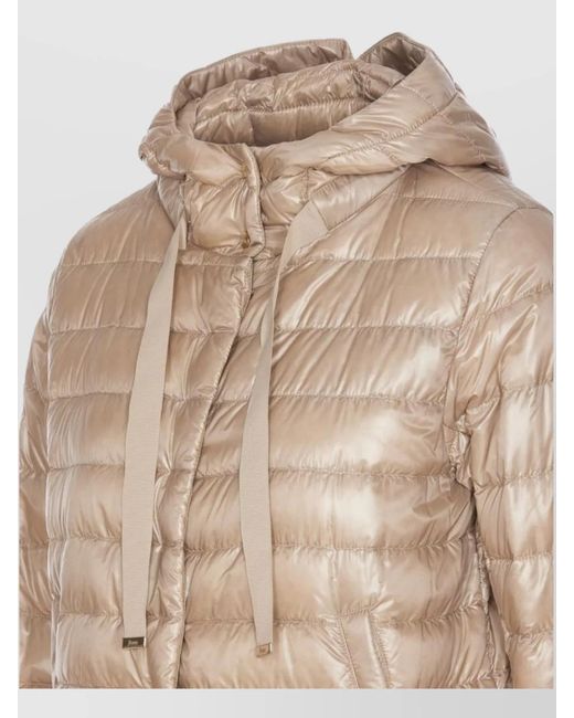 Herno Natural Down Hooded Puffer Jacket