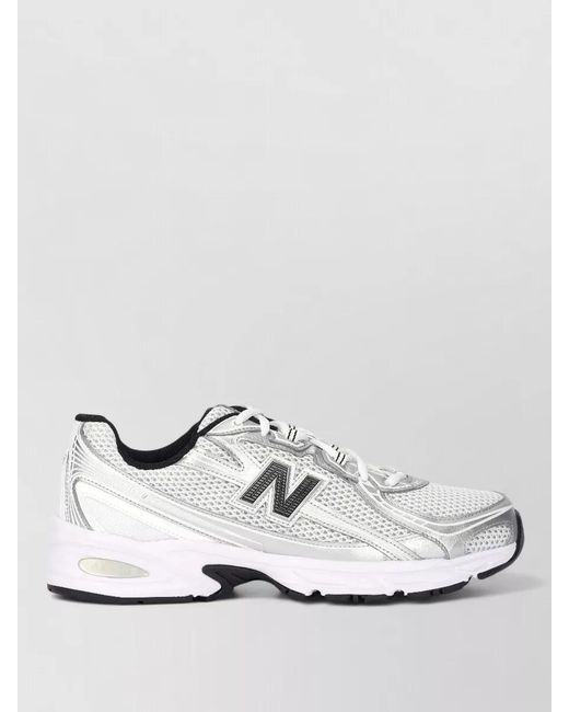 New Balance Metallic Lace Up Low Top Sneakers 740