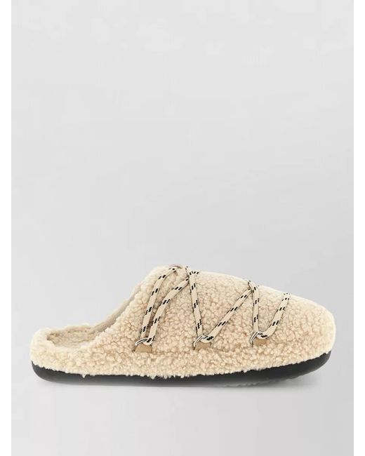 Moon Boot Natural Teddy Slippers